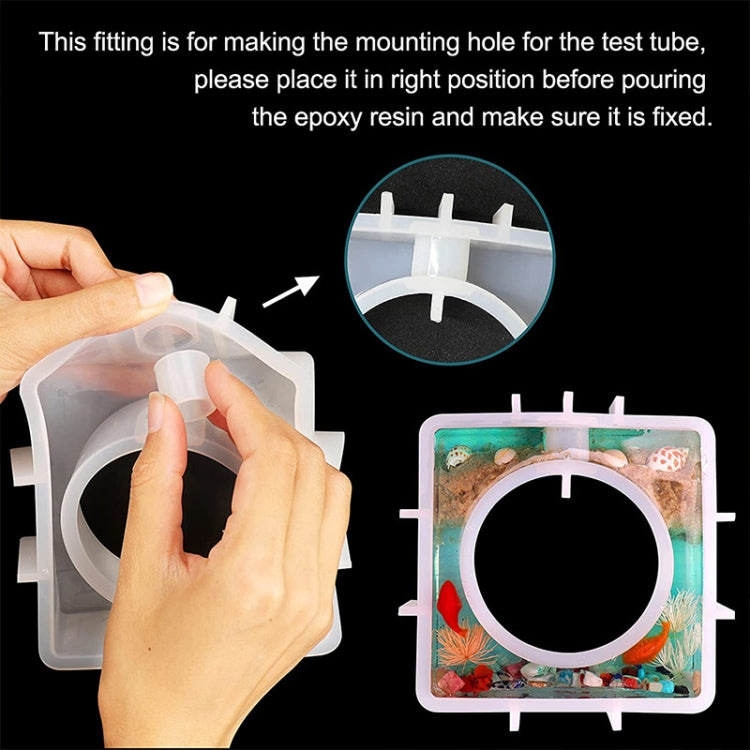 DIY Vase Epoxy Mould Simple Vase Make Tool, Specification: Square