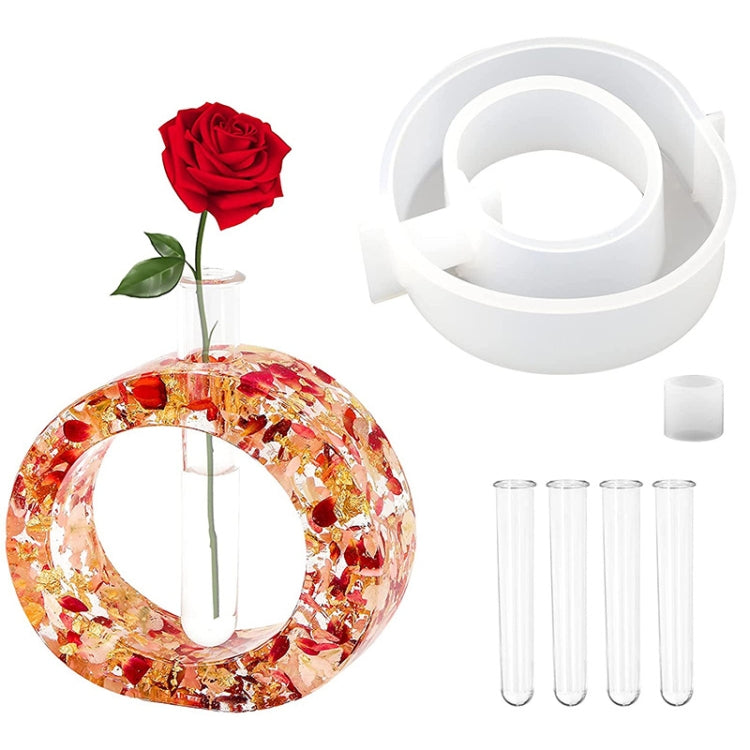 DIY Vase Epoxy Mould Simple Vase Make Tool, Specification: Irregular Circle