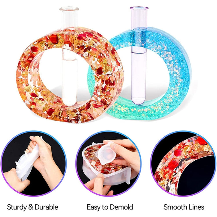 DIY Vase Epoxy Mould Simple Vase Make Tool, Specification: Irregular Circle