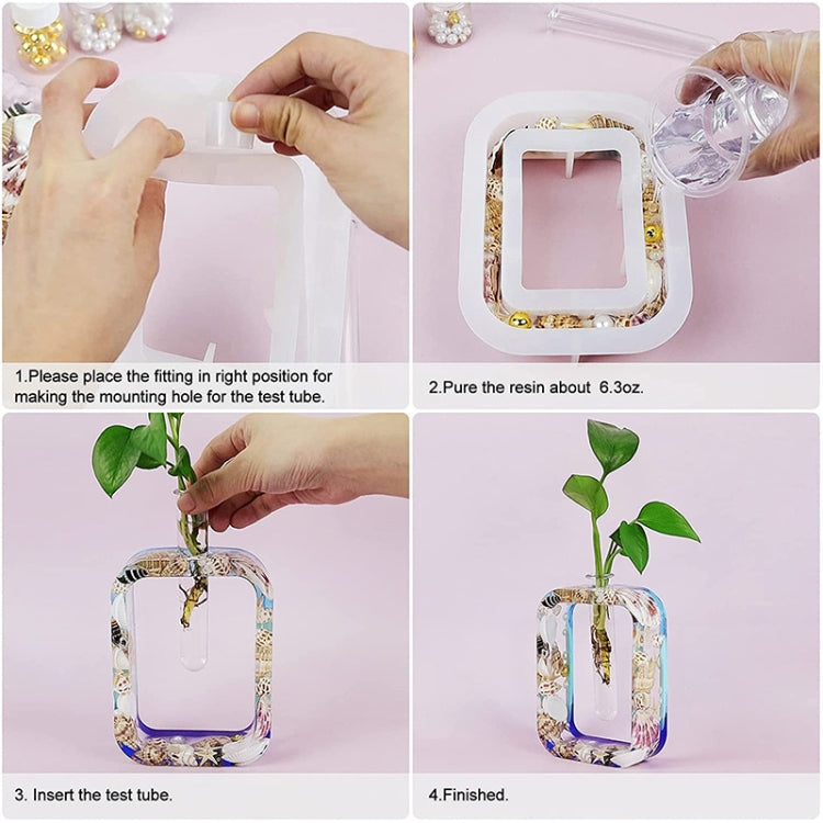 DIY Vase Epoxy Mould Simple Vase Make Tool, Specification: Irregular Circle