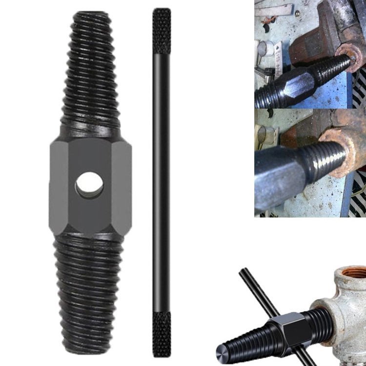 3 PCS 4/6 Points Screw Takeout Triangle Valve Water Pipe Broken Pipe Anti-Dirate Tool(With Booster Bar)