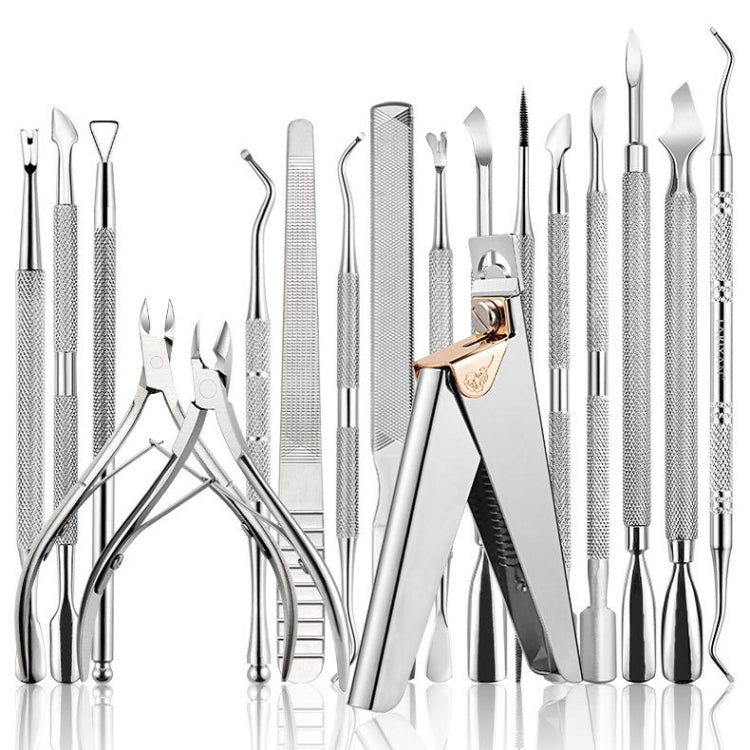 2 PCS Stainless Steel Double Head Dead Skin Scissors Set, Specification: Set F