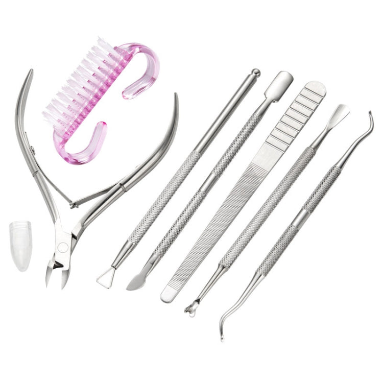 2 PCS Stainless Steel Double Head Dead Skin Scissors Set, Specification: Set F
