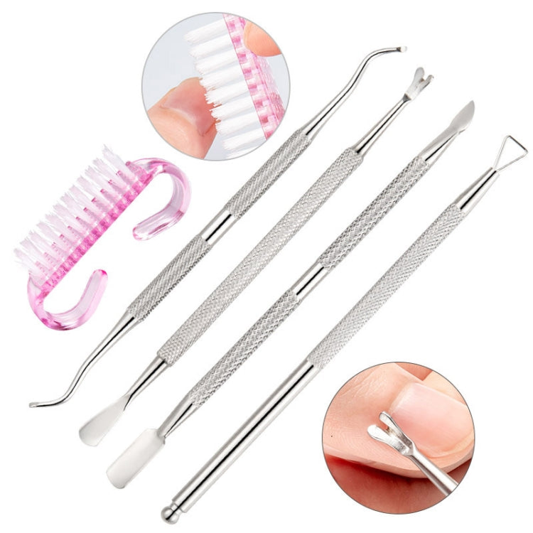 2 PCS Stainless Steel Double Head Dead Skin Scissors Set, Specification: Set F