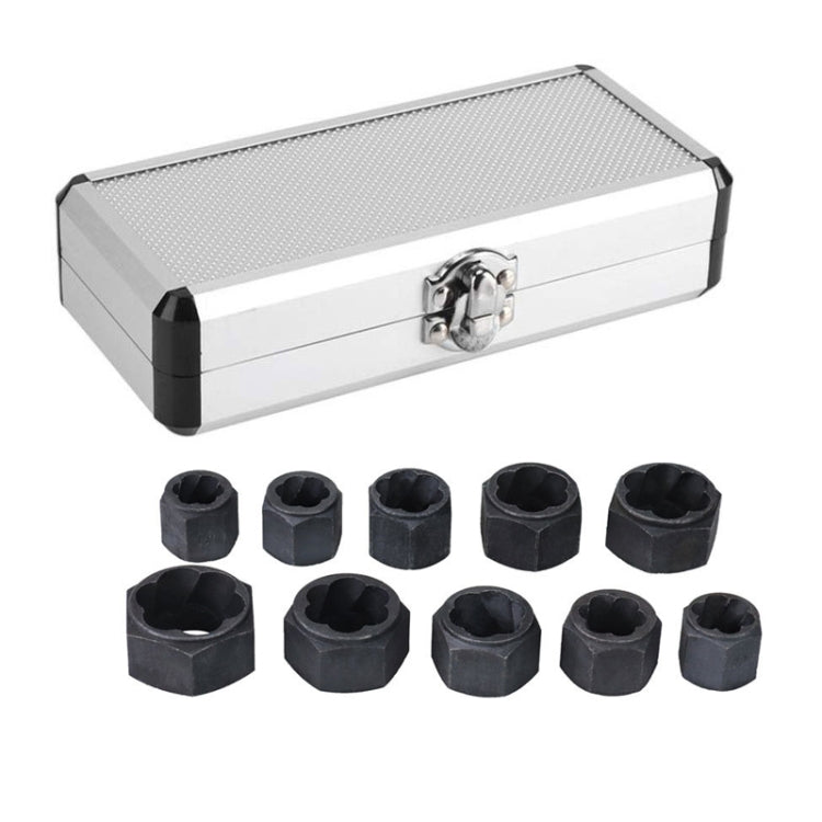 10 PCS / Set Nut Extractor Screw Removal Tool Break Wire Bolt Extractor Short