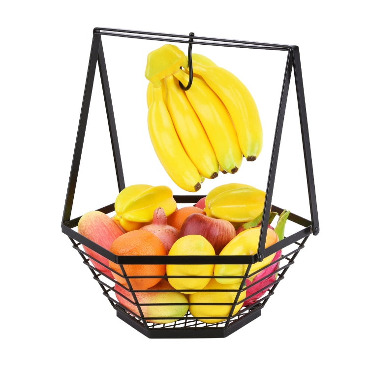 HP210924 Simple Wrought Iron Fruit Basket