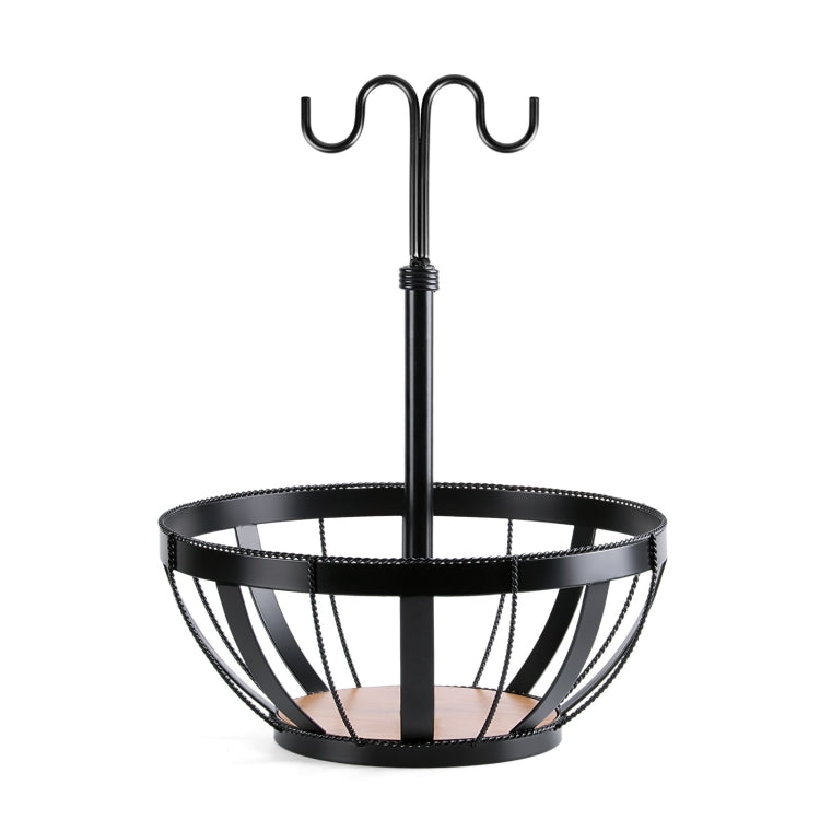 HP210921 Kitchen Wrought Iron Fruit Hanging Basket(Ring Type)