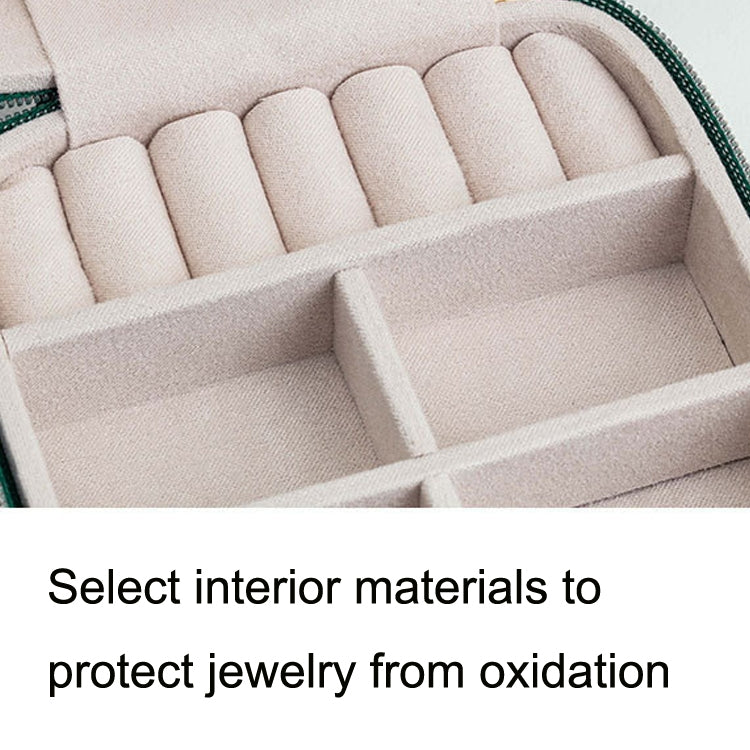 02456 Travel Portable Velvet Jewelry Organizer