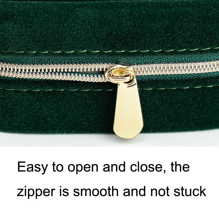 02456 Travel Portable Velvet Jewelry Organizer