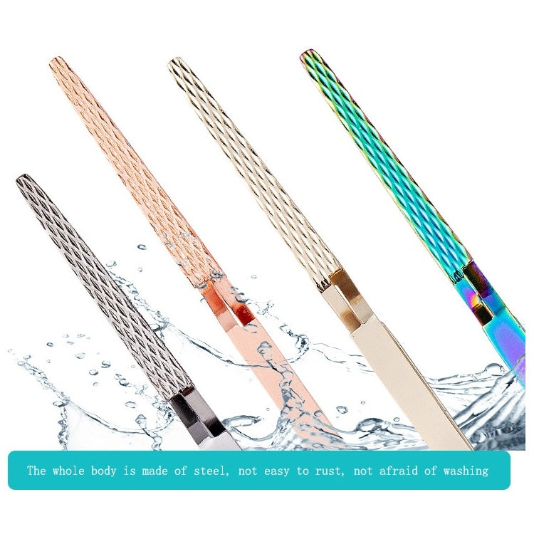 2 PCS X-Shaped Stainless Steel Shaping Clip Nail Art Tools, Specification type: Gradient