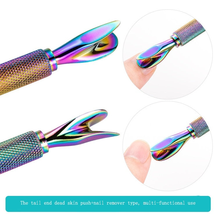 2 PCS X-Shaped Stainless Steel Shaping Clip Nail Art Tools, Specification type: Gradient