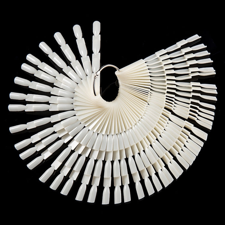 5 PCS Nail Color Card Nail Display Board, Sort by color: Natural Bamboo