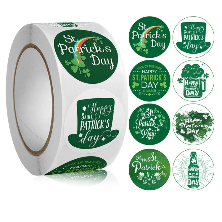 10 PCS Four Leaf Clover Festival Adhesive Decorative Stickers
