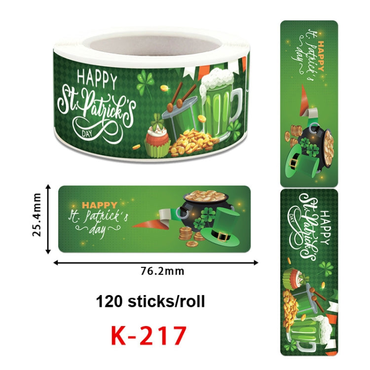 10 PCS Four Leaf Clover Festival Adhesive Decorative Stickers