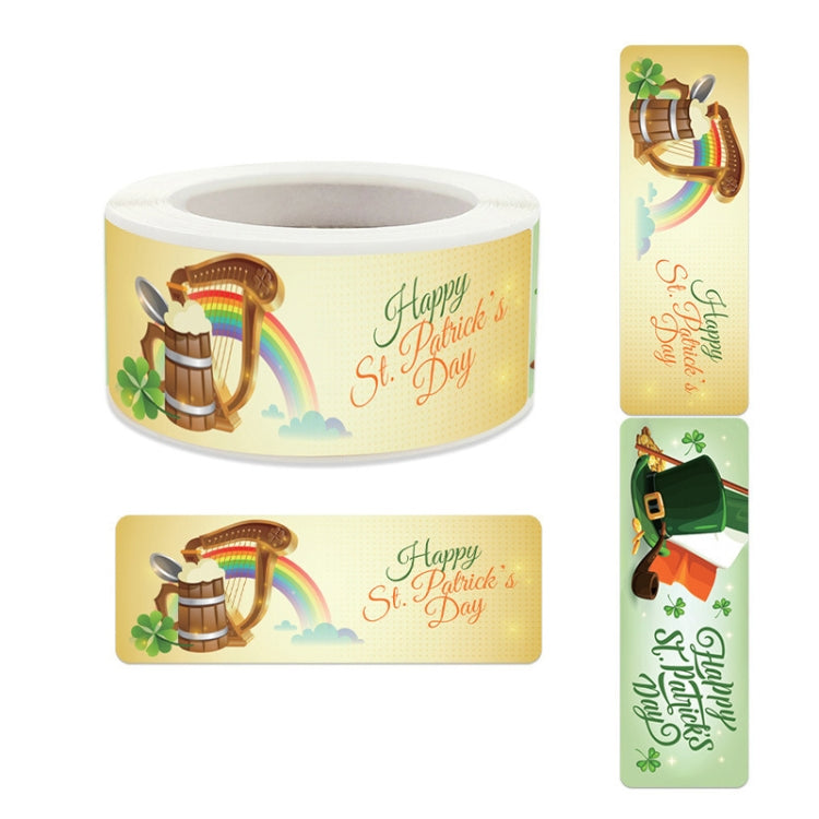 10 PCS Four Leaf Clover Festival Adhesive Decorative Stickers