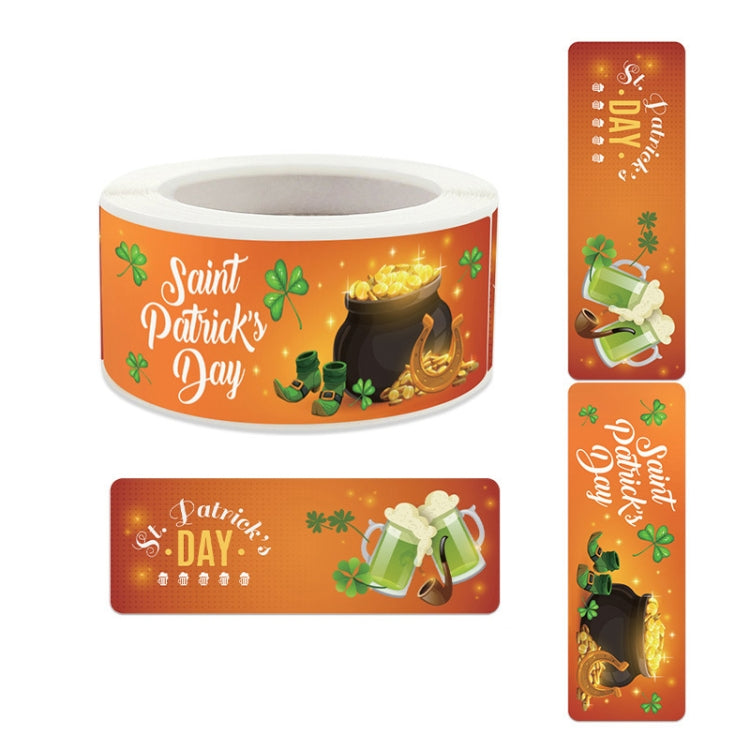 10 PCS Four Leaf Clover Festival Adhesive Decorative Stickers
