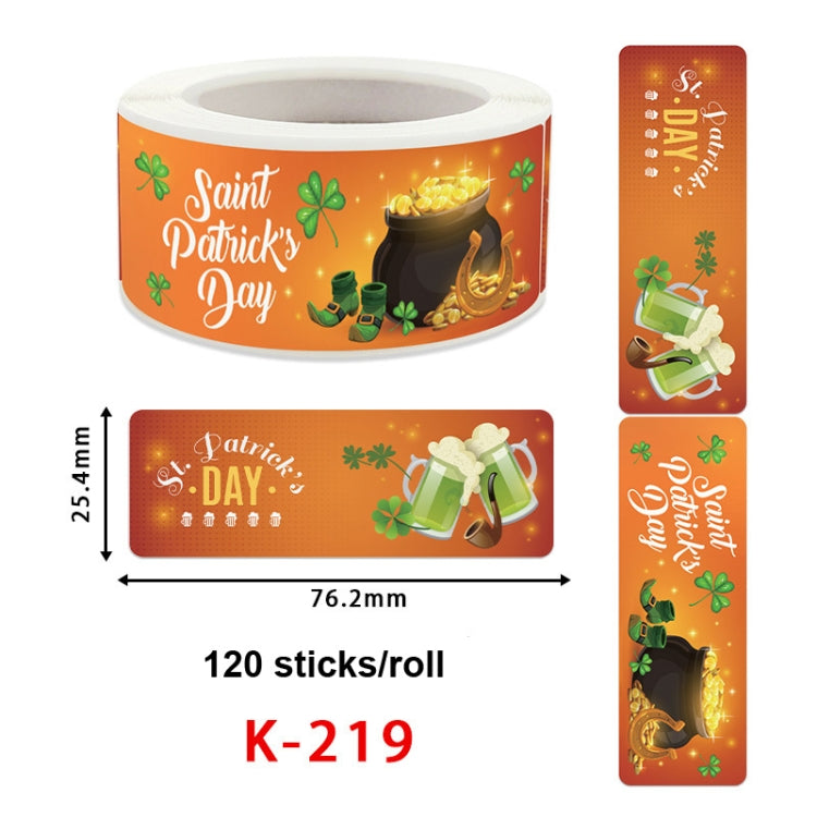 10 PCS Four Leaf Clover Festival Adhesive Decorative Stickers