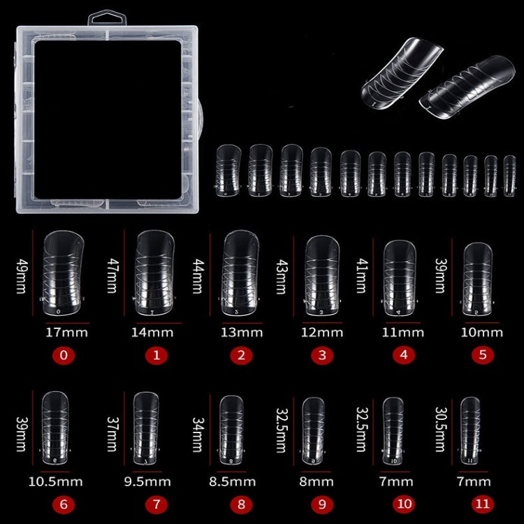 3 PCS Manicure Nail Plate Extended Nail Mold