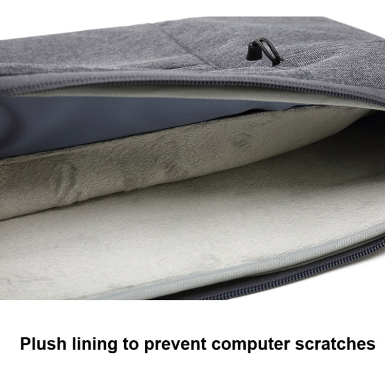 Zipper Type Polyester Business Laptop Liner Bag, Size: 15.6 Inch