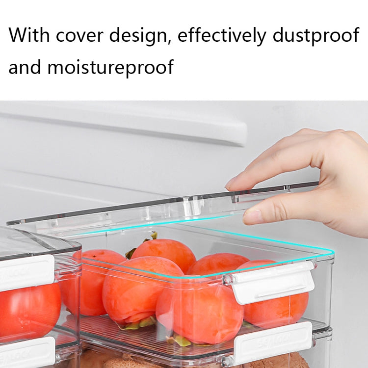 Fruit and Vegetable Refrigerator Crisper with Lid, Specification: TY-9079