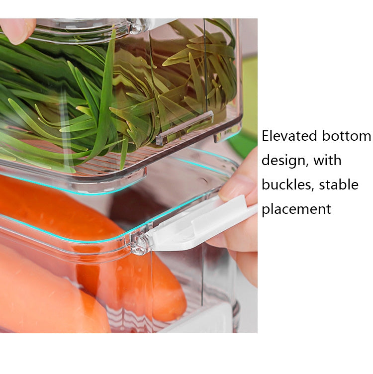 Fruit and Vegetable Refrigerator Crisper with Lid, Specification: TY-9079