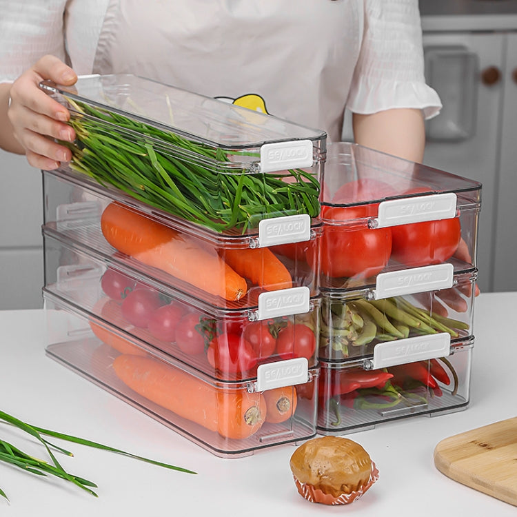 Fruit and Vegetable Refrigerator Crisper with Lid, Specification: TY-9079