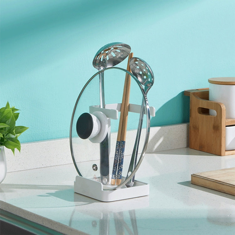 HP201103 Kitchen Tool Storage Rack with Water Tray, Spec: C Type (White)