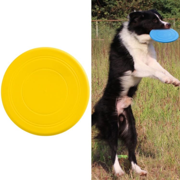8 PCS Silicone Pet Bite Resistant Soft Flying Plate Dog Training Toy