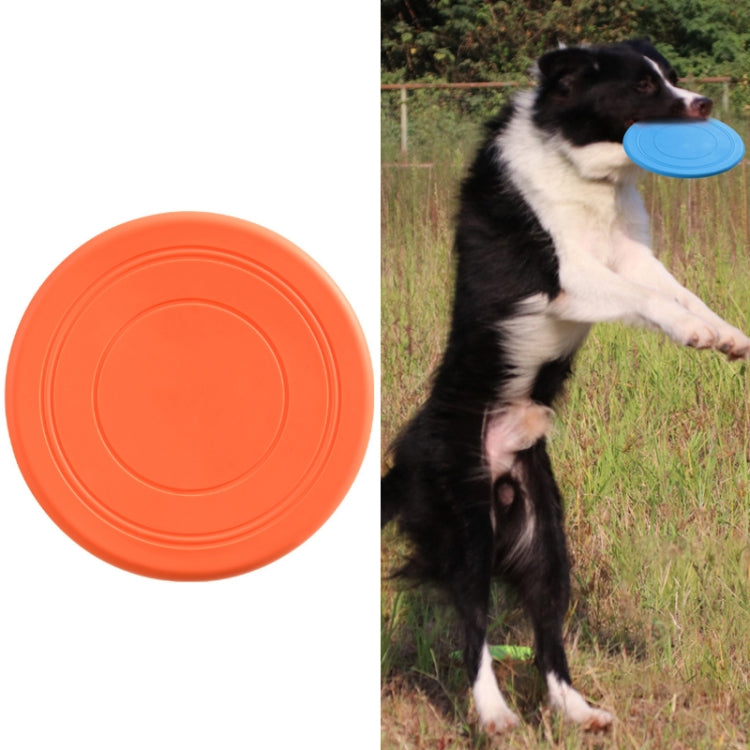 8 PCS Silicone Pet Bite Resistant Soft Flying Plate Dog Training Toy