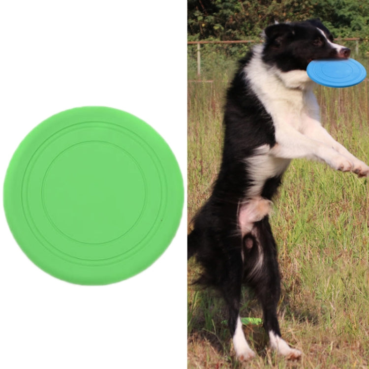 8 PCS Silicone Pet Bite Resistant Soft Flying Plate Dog Training Toy