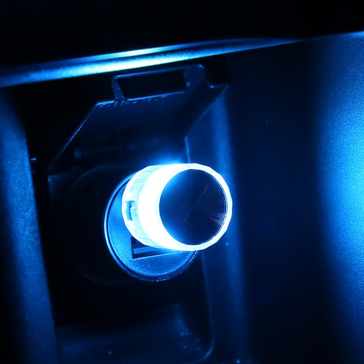 10 PCS Car Decorative USB Universal LED Atmosphere Lamp, Colour: Ice Blue