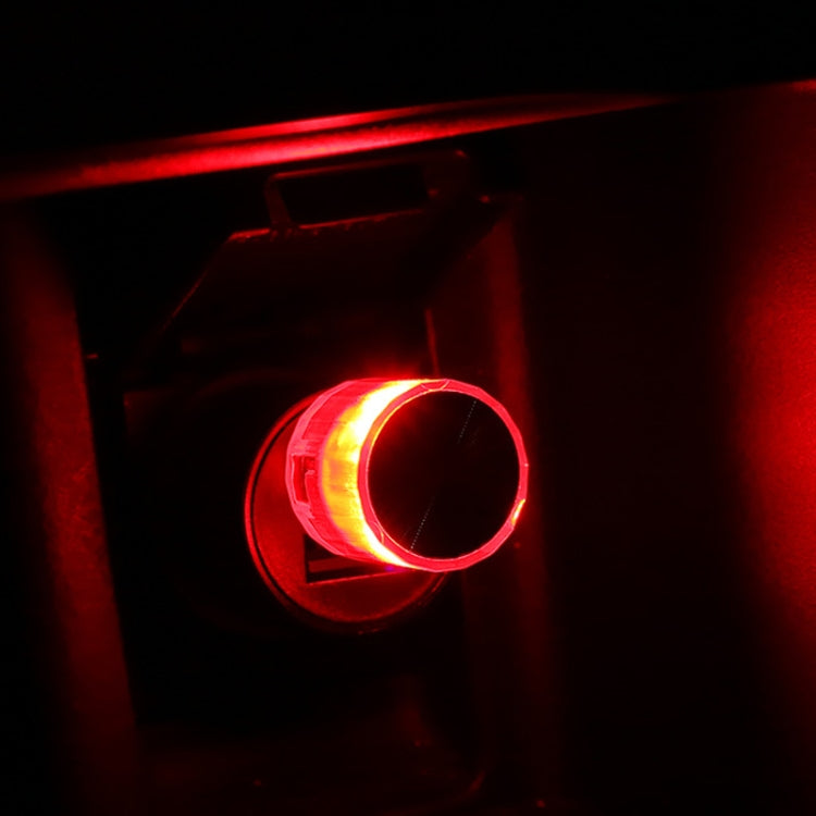 10 PCS Car Decorative USB Universal LED Atmosphere Lamp, Colour: Red