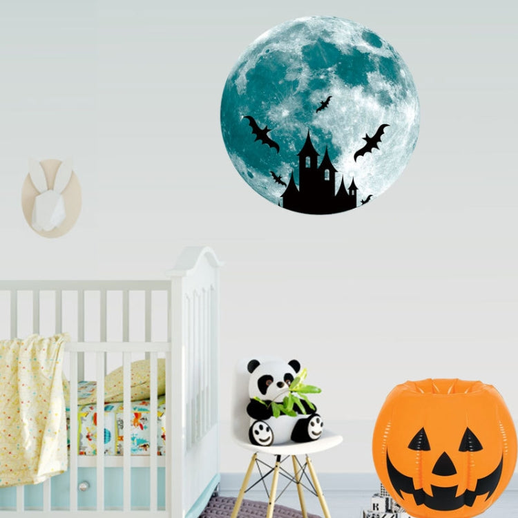 30cm Luminous Moon Wall Sticker Fluorescent Mural