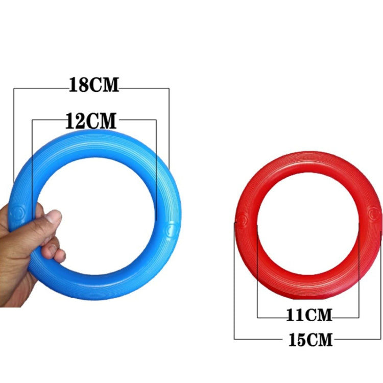 10 PCS Basketball Non-slip Base Supermarket Fruit Display Fixing Ring, Colour: 18cm (Yellow)