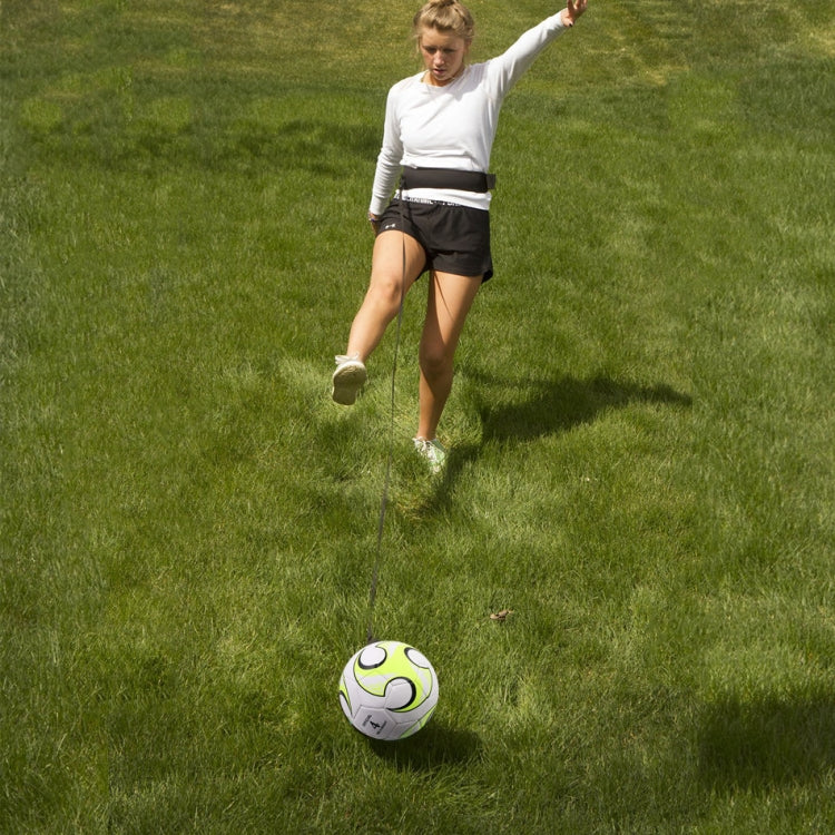 No. 4 Soccer Trainer Bump Rebound Catch Pass Children Auxiliary Exercise Equipment(White)