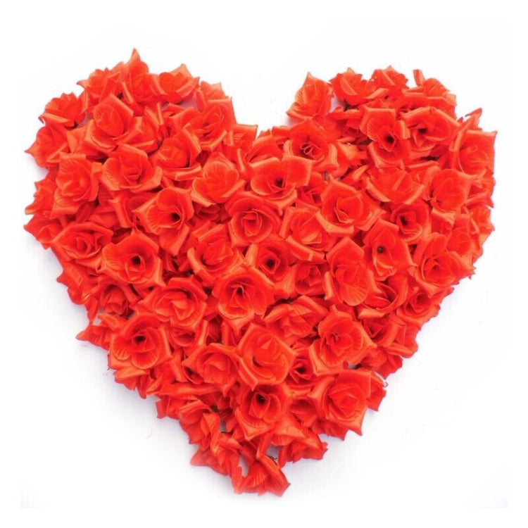 4 Bags Simulation Rose Wedding Home Decoration Petals(Red)