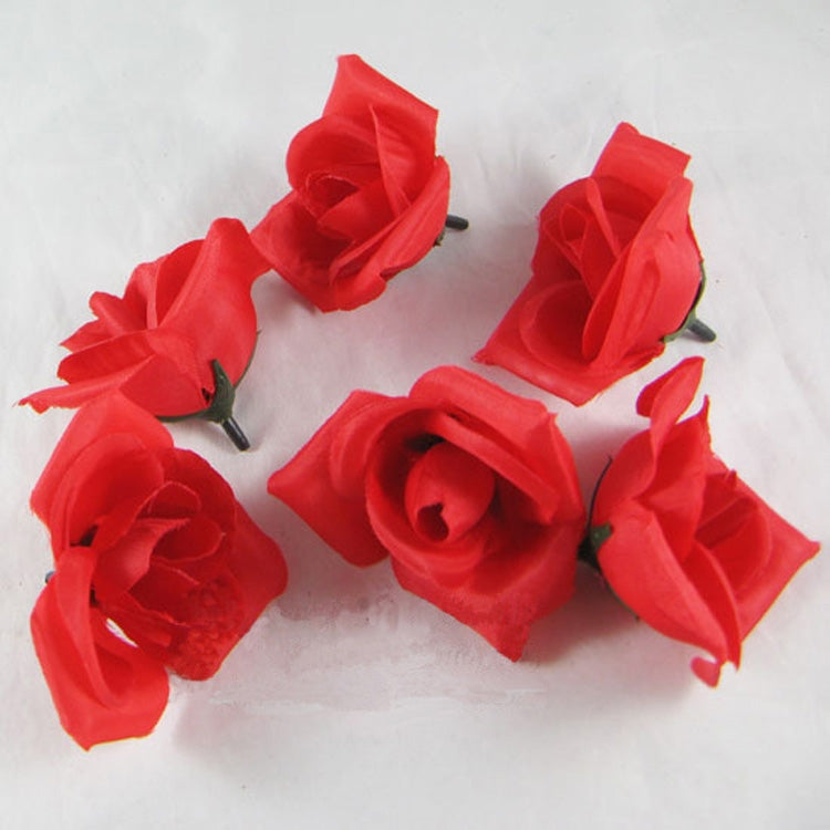 4 Bags Simulation Rose Wedding Home Decoration Petals(Red)