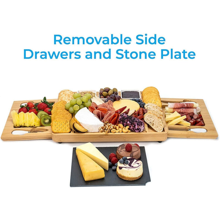 JYZM0120 Bamboo Cheese Cutting Board Combo Set(Square)