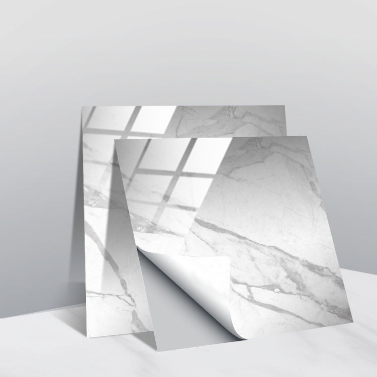 20 PCS 20cm PVC Crystal Covered Film Geometric Pattern Tile Wall Sticker