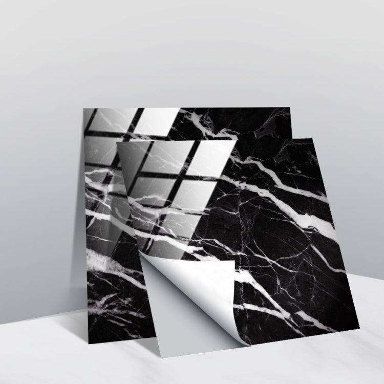 20 PCS 20cm PVC Crystal Covered Film Geometric Pattern Tile Wall Sticker