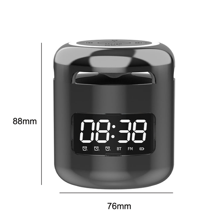 JM01 Mini Card Outdoor Portable Wireless Bluetooth Speaker Clock