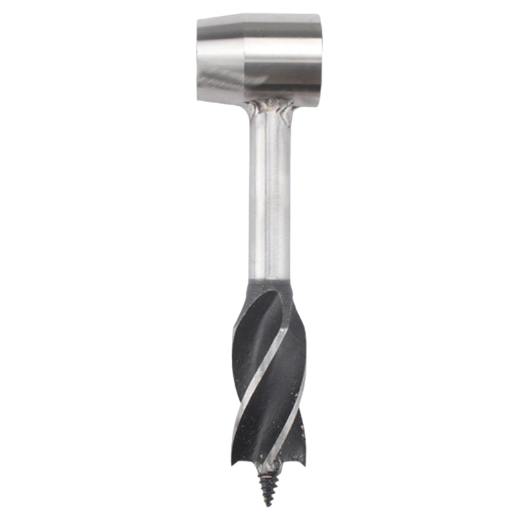Woodworking Hand Drill Outdoor Survival Drill Hand Screw Drill With Cowhide Case (Black)