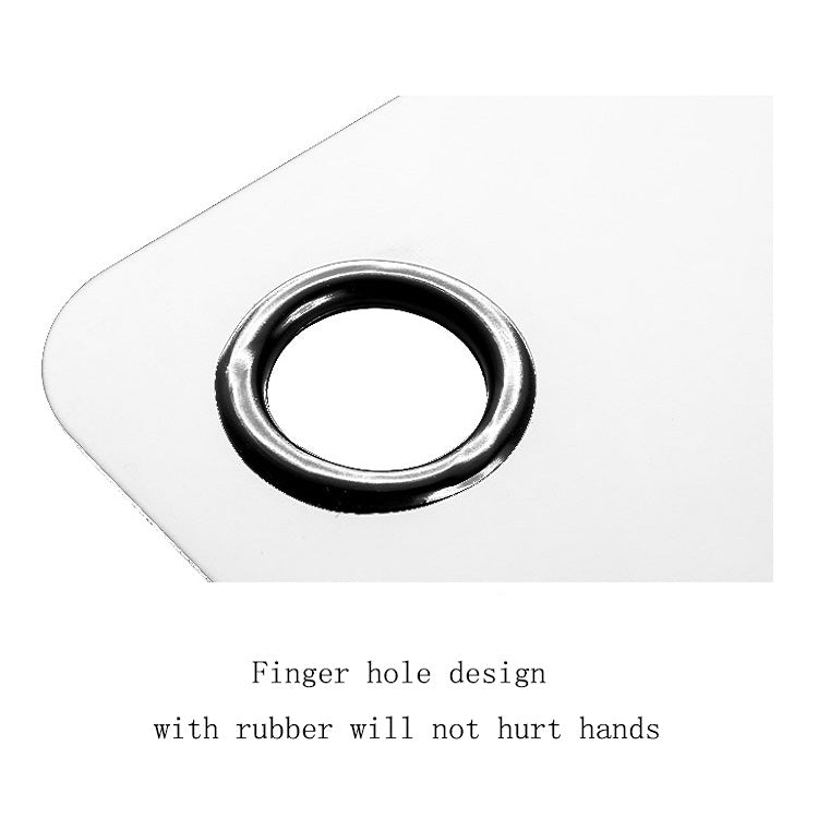 3 PCS Stainless Steel Nail Makeup Palette With Toning Stick, Specification: Master 3 Hole