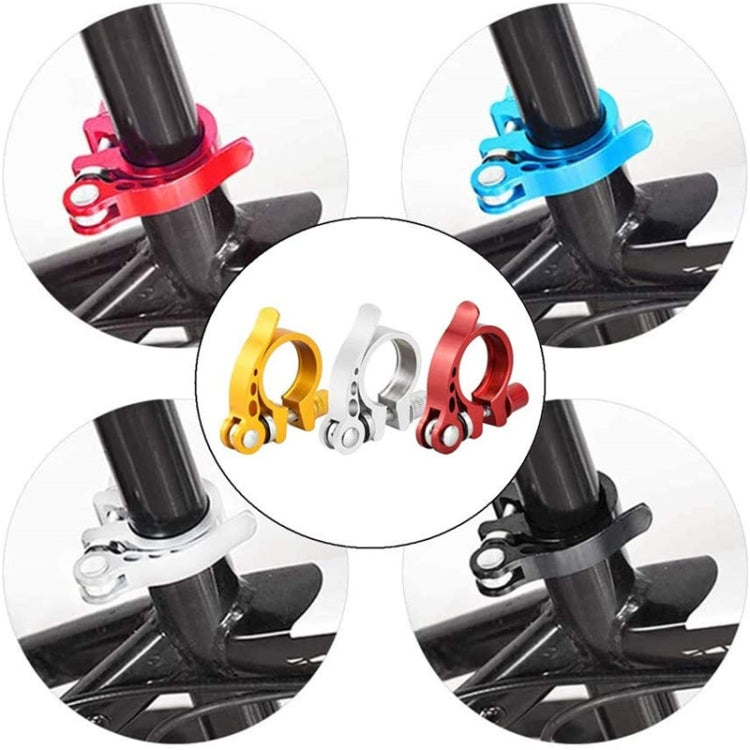 5 PCS Bicycle Accessories Quick Release Clip Road Bike Seatpost Clamp, Size: 31.8mm