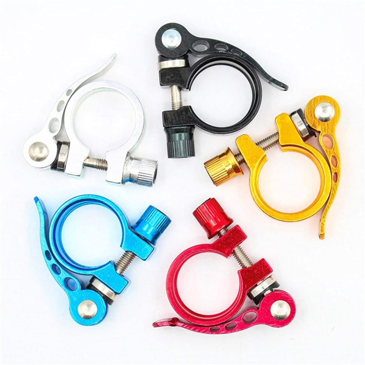 5 PCS Bicycle Accessories Quick Release Clip Road Bike Seatpost Clamp, Size: 34.9mm