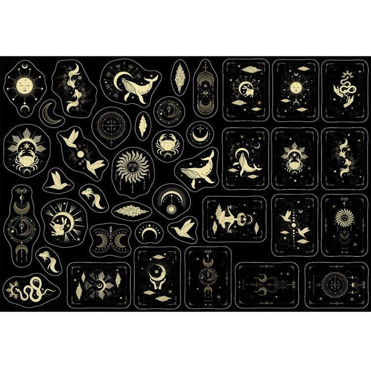 2 Packs 5655 Cold Hot Hand Account Decorative Stickers