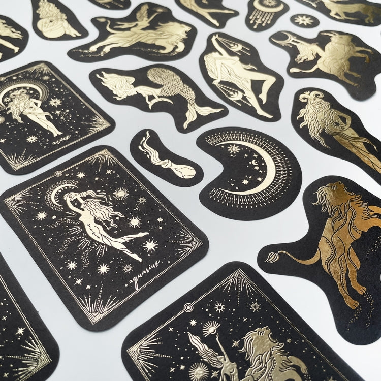 2 Packs 5655 Cold Hot Hand Account Decorative Stickers