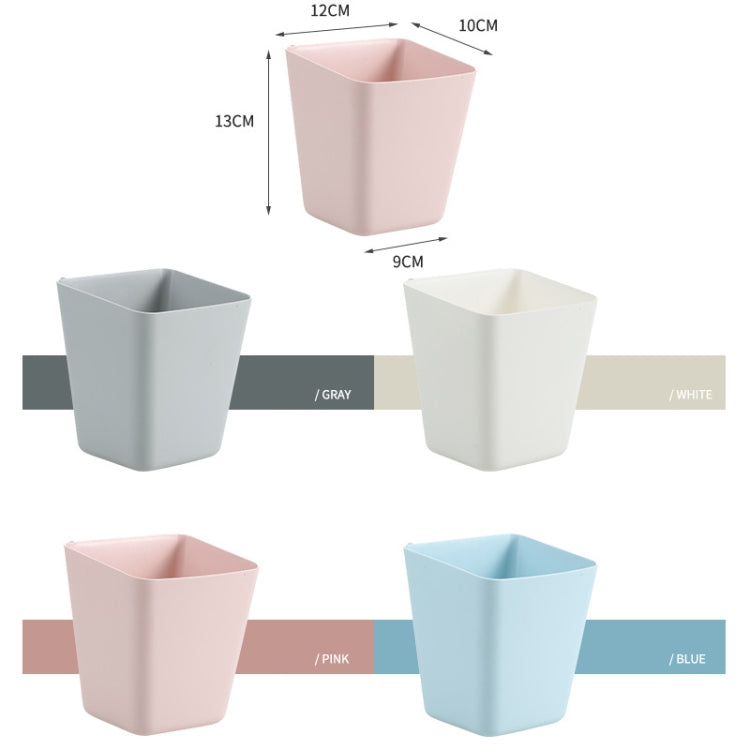 4 PCS Home Cart Back Hanging Plastic Storage Basket
