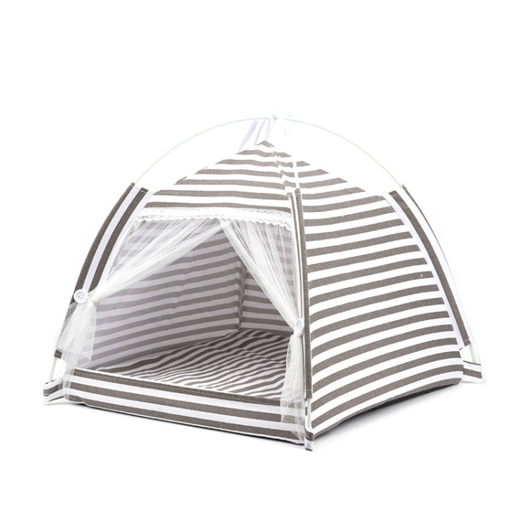 Four Seasons Cat and Dog Litter Detachable Cotton and Linen Tent Litter