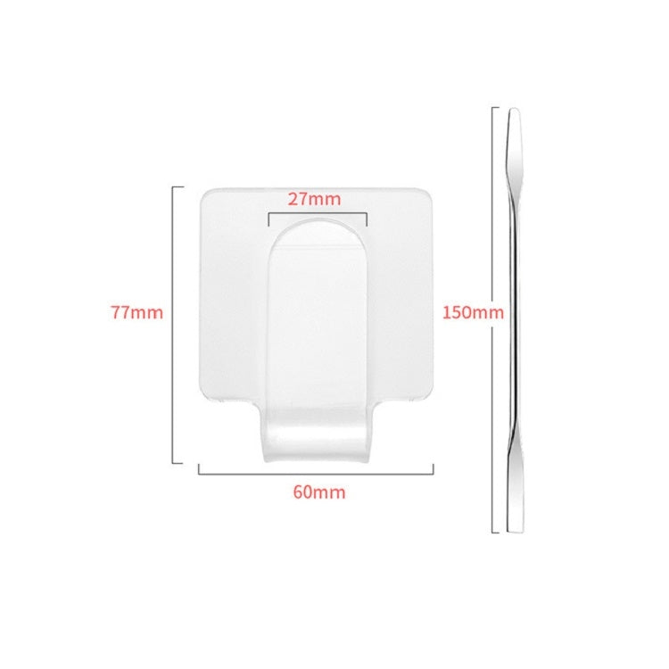 5 PCS Acrylic Makeups Manicure Transparent Palette With Color Stick, Specification: Square Plate+Stick
